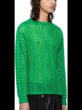 Andersson Bell Rodri Sweater Open Knit Linen Blend